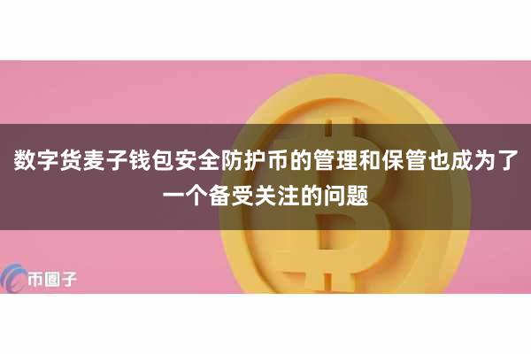 数字货麦子钱包安全防护币的管理和保管也成为了一个备受关注的问题