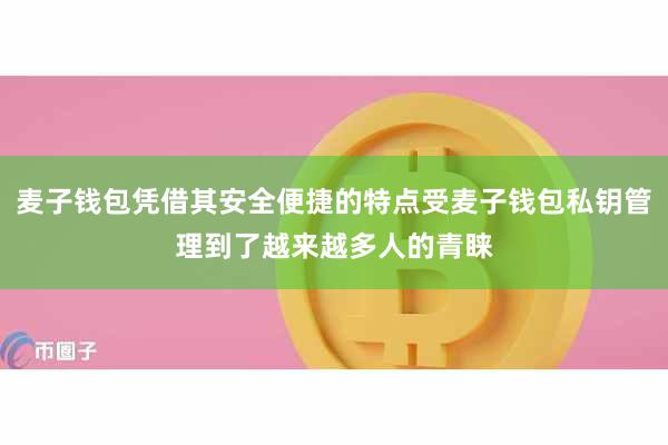 麦子钱包凭借其安全便捷的特点受麦子钱包私钥管理到了越来越多人的青睐