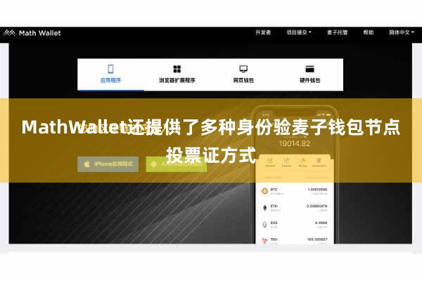 MathWallet还提供了多种身份验麦子钱包节点投票证方式